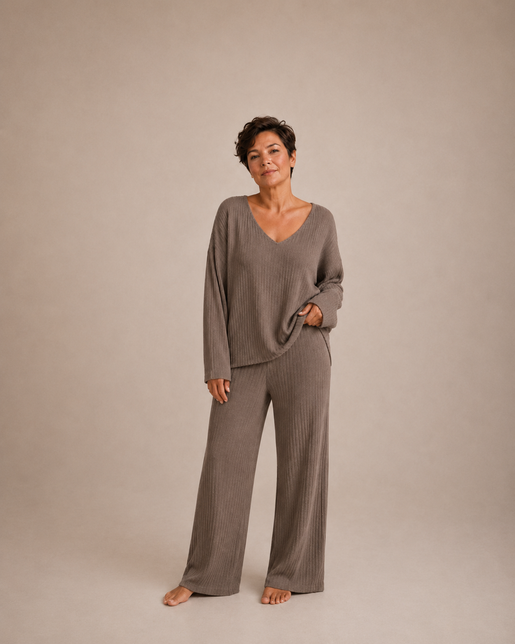 The Softie Set – Ribbat tvådelat set