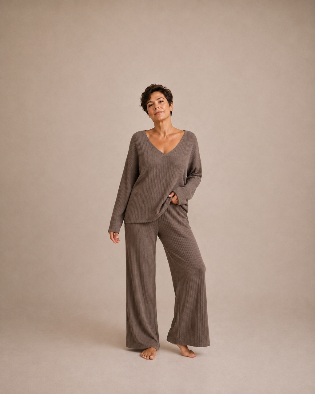 The Softie Set – Ribbat tvådelat set