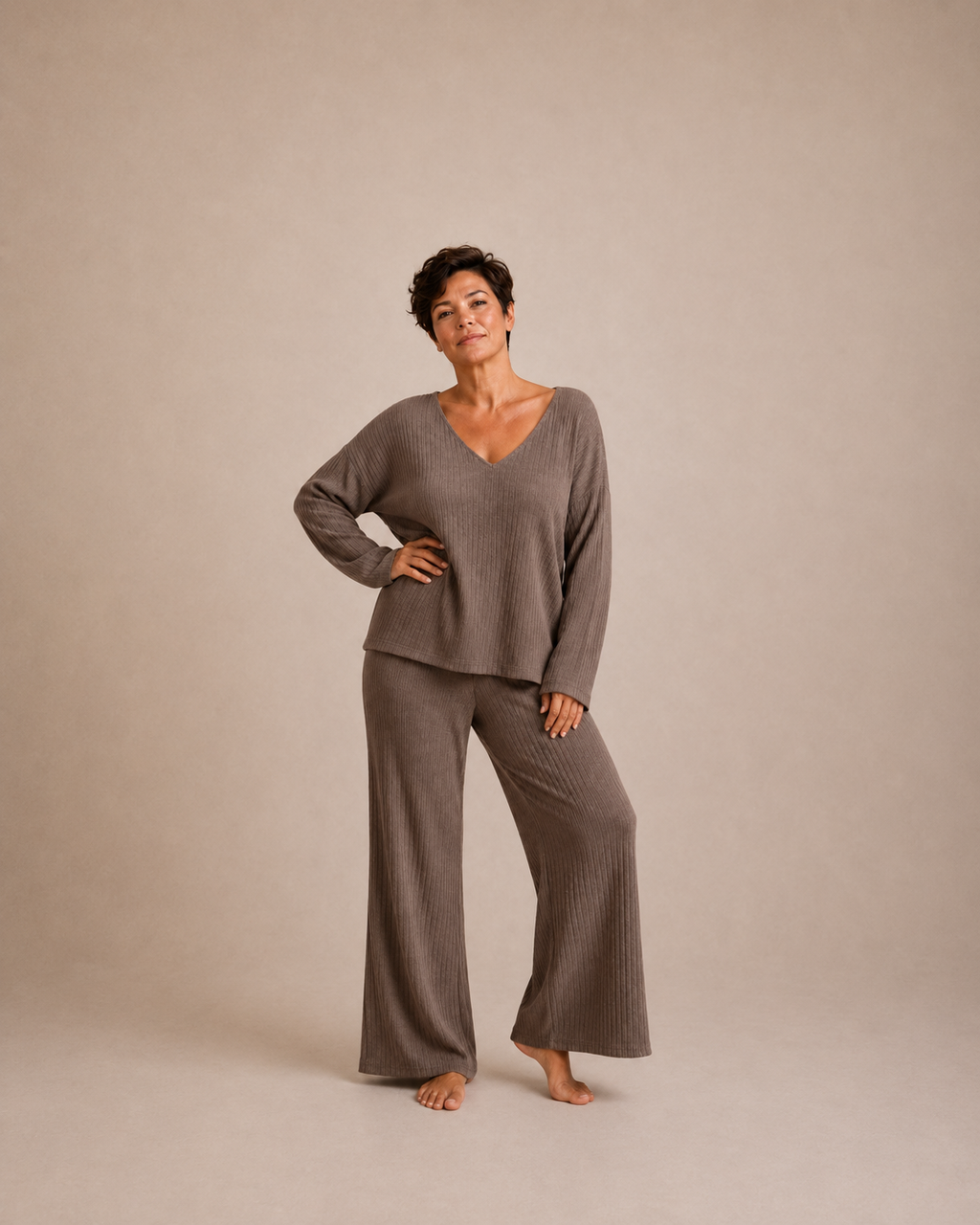 The Softie Set – Ribbat tvådelat set